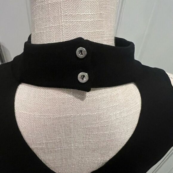 Milly Sleeveless Black Gorgeous Dress Great Condition Small 2 button back neck - Picture 14 of 14